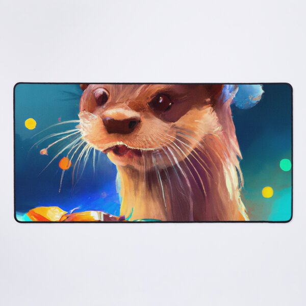 Item preview, Cute Otter Drawing designed and sold by WeHeartAnimals.