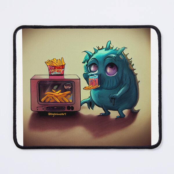 Item preview, The fried monster designed and sold by agarimoart.
