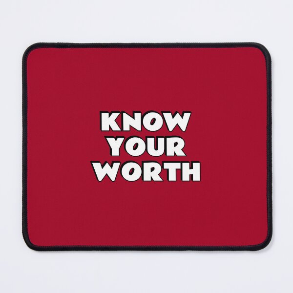 Item preview, Know your worth - self worth affirmations - love yourself designed and sold by Inspirationmotivation.