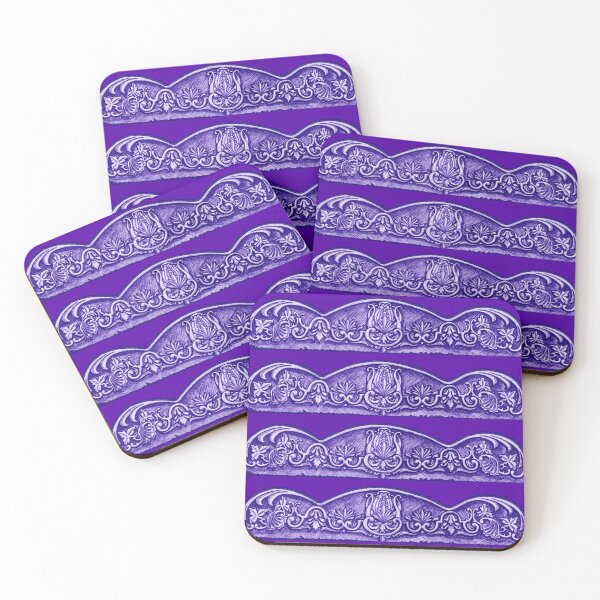 Item preview, Purple Acanthus and Filigree Study designed and sold by Anthony Seeker.