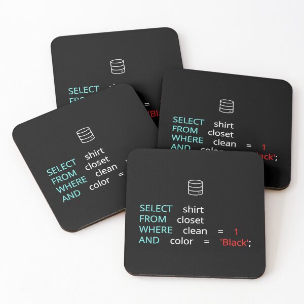 Item preview, FUNNY SQL DATABASE PROGRAMMER JOKE designed and sold by LelaCoDesigz.