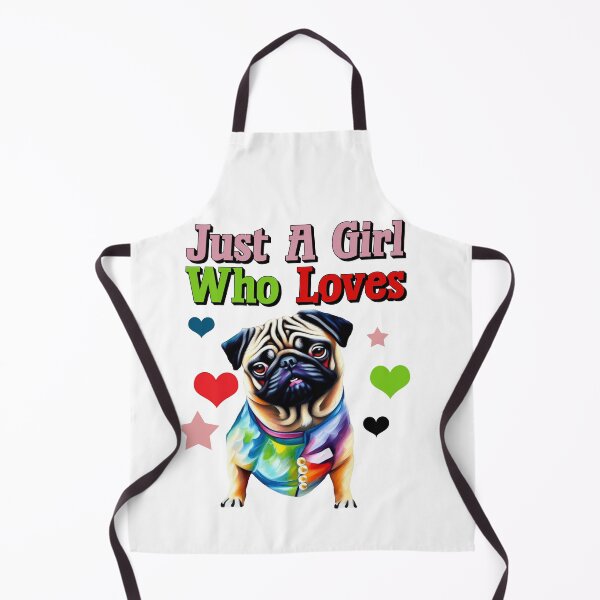Item preview, Just A Girl Who Loves PUGS designed and sold by Trace1234.