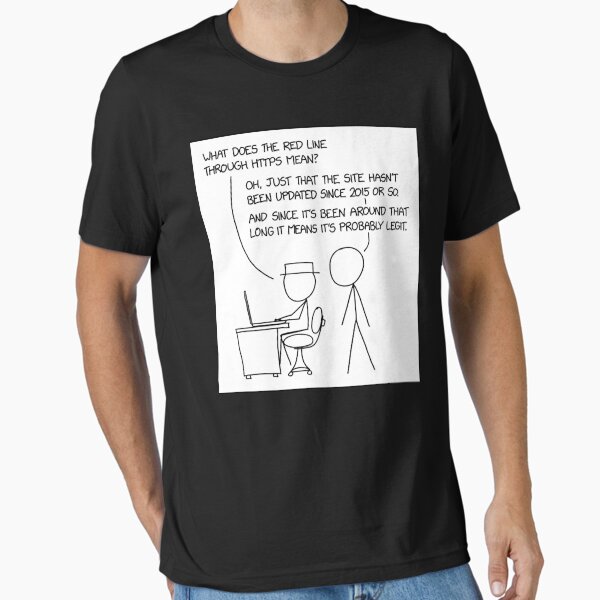 Funny Xkcd Essential T-Shirt for Sale by LelaCoDesigz Redbubble - Main Image