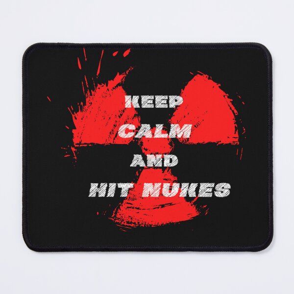 Item preview, Keep calm and hit nukes Postapocalypse designed and sold by ValleyDream.