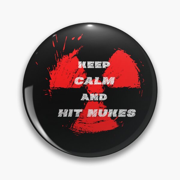Item preview, Keep calm and hit nukes Postapocalypse designed and sold by ValleyDream.