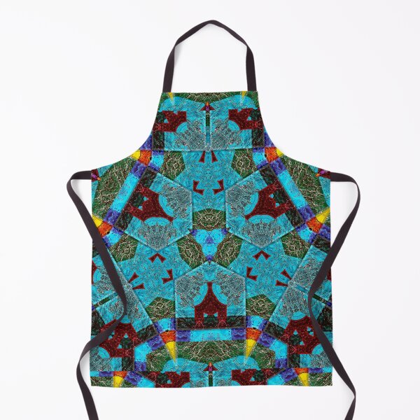 Item preview,  POWERFUL LUMINOUS RADIAL COSMIC LABYRINTH PATCHWORK -  SPIRITUAL AWAKENING CUBIC GEOMETRIC ART PATTERN IN DEEP* designed and sold by Ralek.