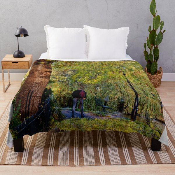 Item preview, Bourton on the Water Autumn Trees Cotswolds UK designed and sold by AndyEvansPhotos.