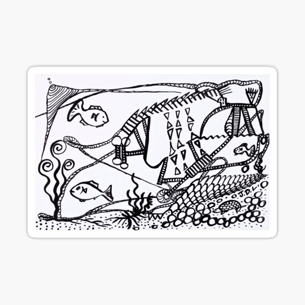 Fish tank Sticker