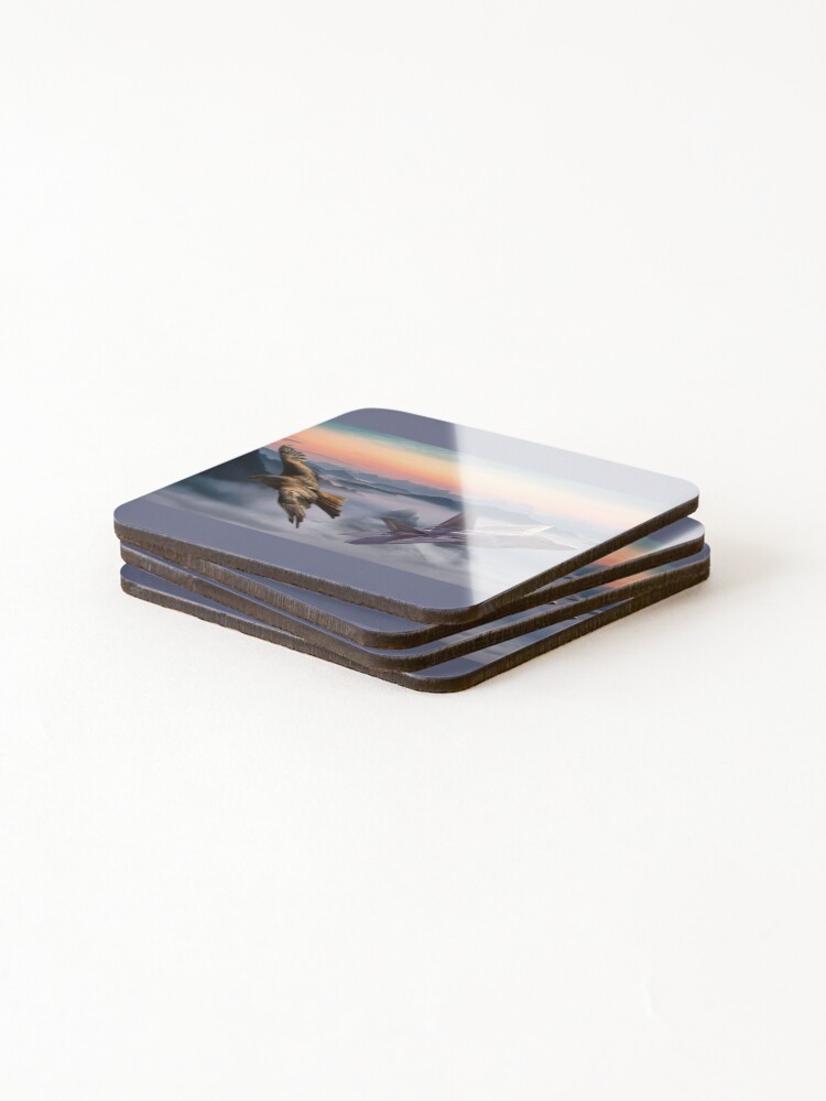 Thumbnail 4 of 5, Coasters (Set of 4), F22 Raptor designed and sold by Alisonchambers2.