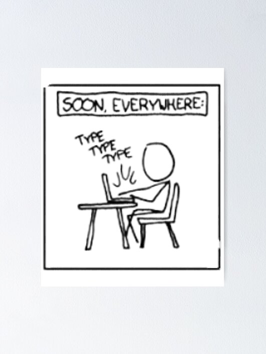XKCD Poster for Sale by LelaCoDesigz Redbubble