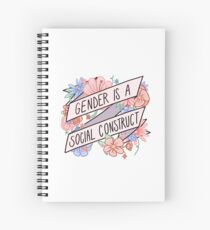 Gender Is A Social Construct Spiral Notebook