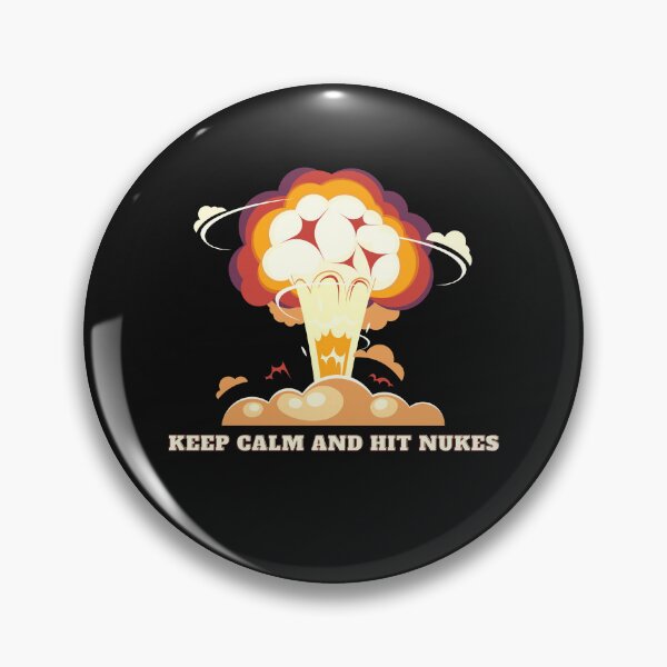 Item preview, Keep calm and hit nukes Postapocalypse designed and sold by ValleyDream.