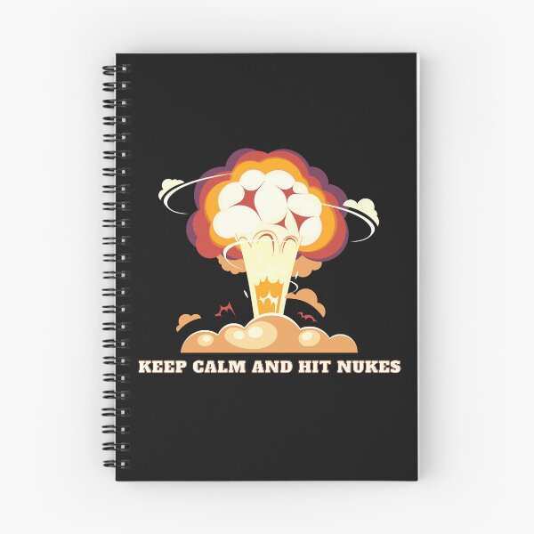 Item preview, Keep calm and hit nukes Postapocalypse designed and sold by ValleyDream.