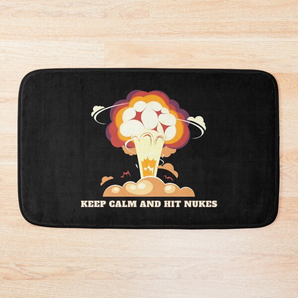 Item preview, Keep calm and hit nukes Postapocalypse designed and sold by ValleyDream.