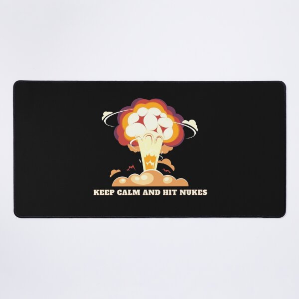 Item preview, Keep calm and hit nukes Postapocalypse designed and sold by ValleyDream.