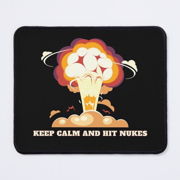 Item preview, Keep calm and hit nukes Postapocalypse designed and sold by ValleyDream.