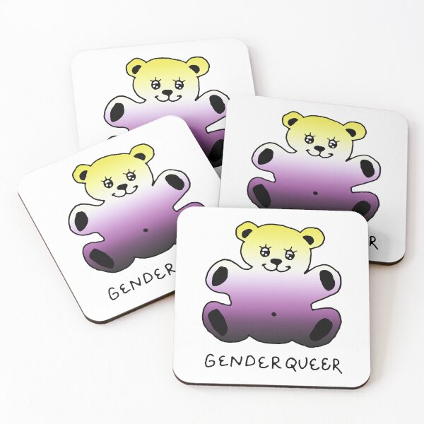 Item preview, Genderqueer / Non-binary Teddy Bear designed and sold by HelloShoppy.
