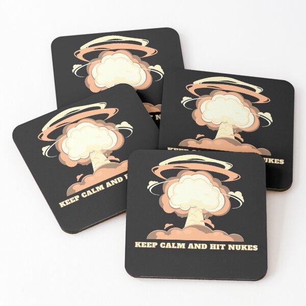 Item preview, Keep calm and hit nukes Postapocalypse designed and sold by ValleyDream.