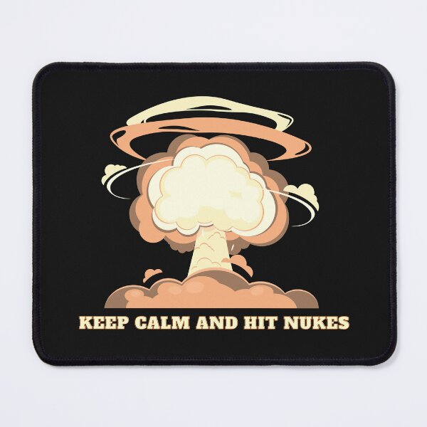 Item preview, Keep calm and hit nukes Postapocalypse designed and sold by ValleyDream.