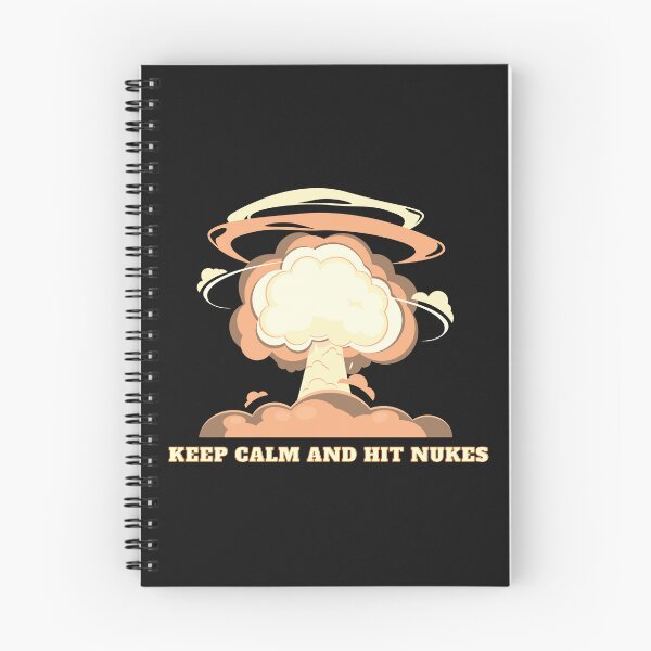 Item preview, Keep calm and hit nukes Postapocalypse designed and sold by ValleyDream.
