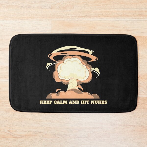 Item preview, Keep calm and hit nukes Postapocalypse designed and sold by ValleyDream.