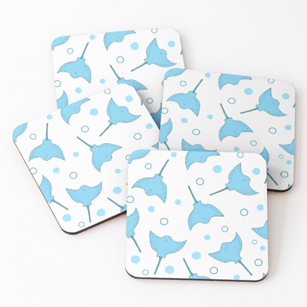 Item preview, Stingray pattern on white background designed and sold by GulArt.