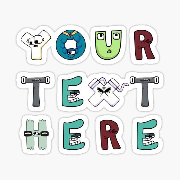 Alphabet Lore Stickers For Diy Toys, Wall Decoration, Luggage