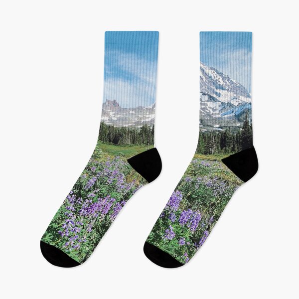 Aperçu de l'œuvre Mt Rainier - Fleurs sauvages d'été du nord-ouest du Pacifique créée et vendue par Kevin Russ.