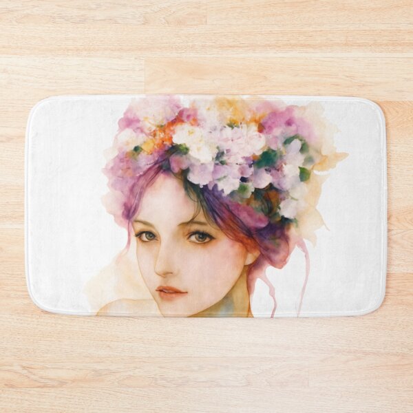 Item preview, Portrait Model in Watercolor 7 designed and sold by LeCorgo.
