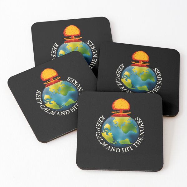 Item preview, Keep calm and hit nukes Postapocalypse designed and sold by ValleyDream.