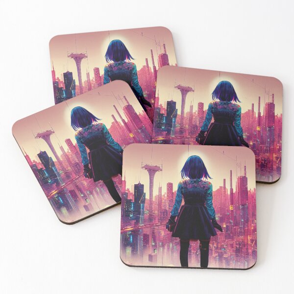 Item preview, Cyberpunk Girl by DangerRaccoonDesigns designed and sold by rudekitten.