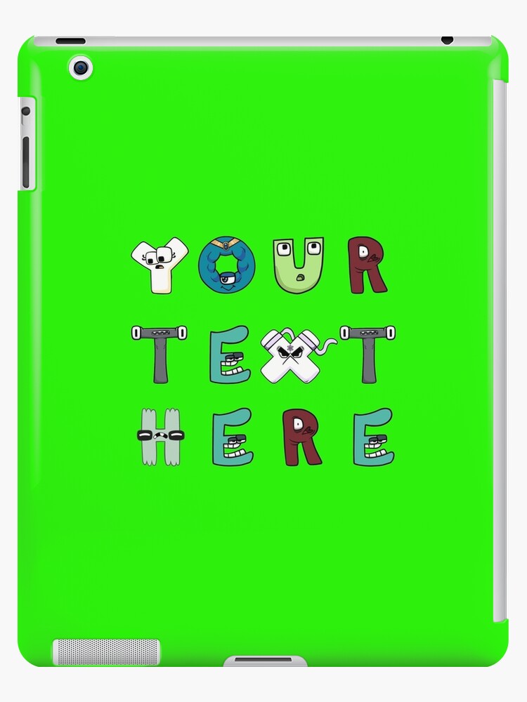 Alphabet Lore i | iPad Case & Skin