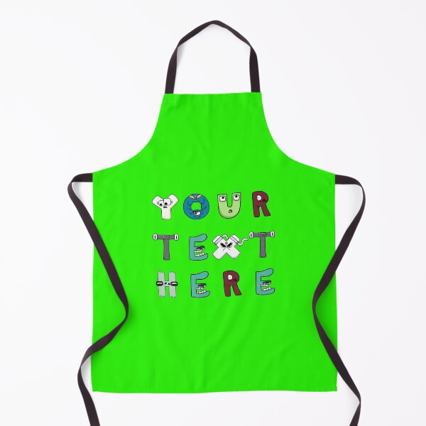 Item preview, ALPHABET LORE Your text here in neon blue designed and sold by Totkisha1.