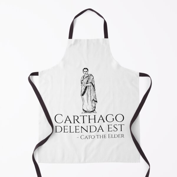 Item preview, Carthago Delenda Est - Cato The Elder - Ancient Rome Quote designed and sold by Styrman.