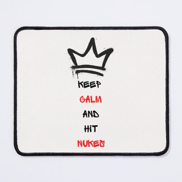 Item preview, Keep calm and hit nukes Postapocalypse designed and sold by ValleyDream.
