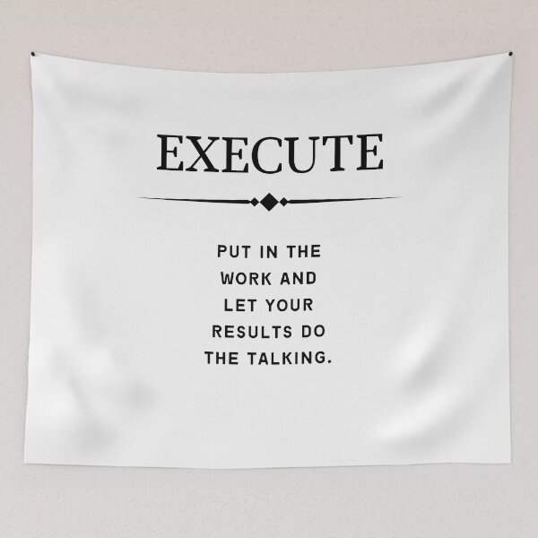 Item preview, Execute Definition Motivational And Inspirational Quotes And Sayings designed and sold by Salman Hino.