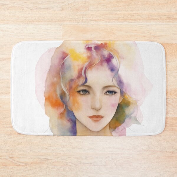 Item preview, Portrait Model in Watercolor 10 designed and sold by LeCorgo.