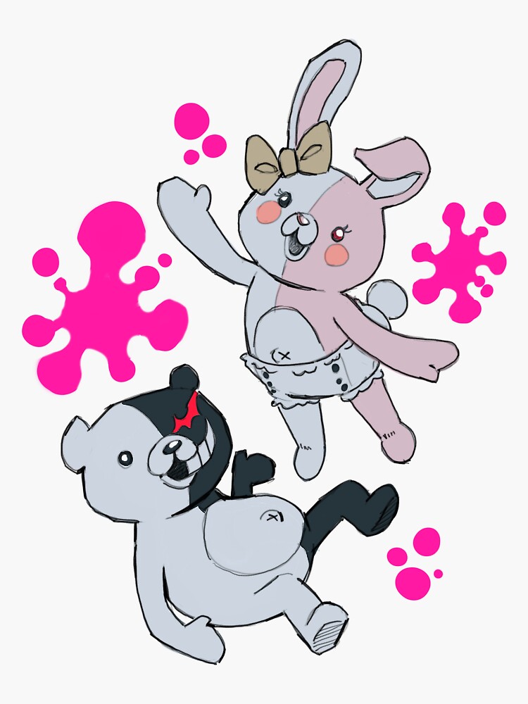 Monomi Monokuma Sticker For Sale By Catac L Redbubble