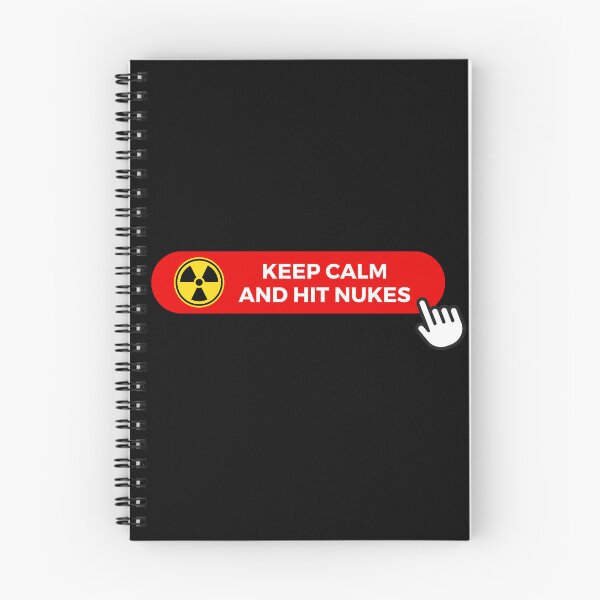 Item preview, Keep calm and hit nukes Postapocalypse designed and sold by ValleyDream.