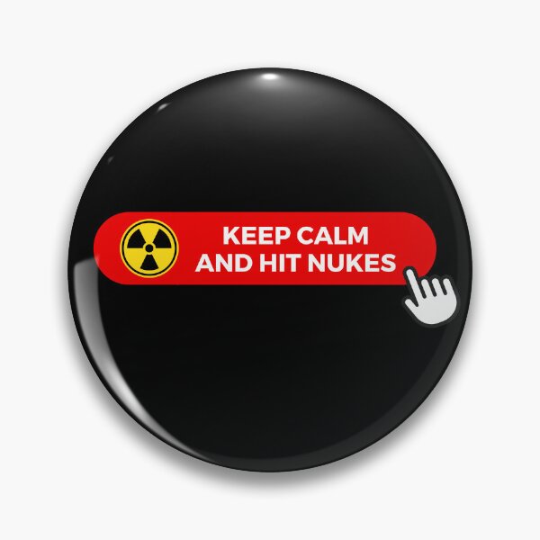 Item preview, Keep calm and hit nukes Postapocalypse designed and sold by ValleyDream.