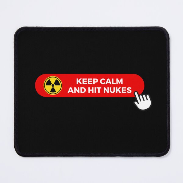 Item preview, Keep calm and hit nukes Postapocalypse designed and sold by ValleyDream.