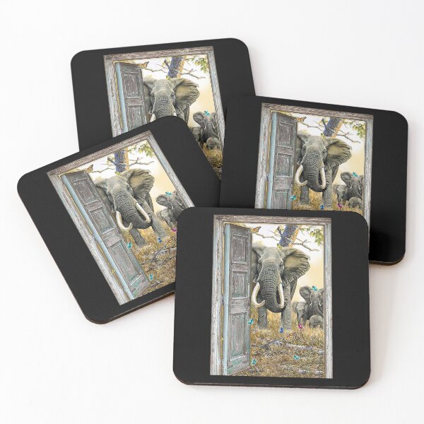 Item preview, Elephants And Butterflies   designed and sold by ALISONABBOTTAU.