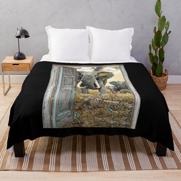 Item preview, Elephants And Butterflies designed and sold by ALISONABBOTTAU.