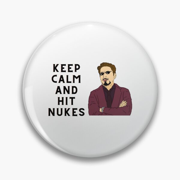 Item preview, Keep calm and hit nukes Postapocalypse designed and sold by ValleyDream.
