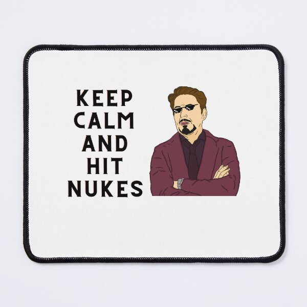 Item preview, Keep calm and hit nukes Postapocalypse designed and sold by ValleyDream.