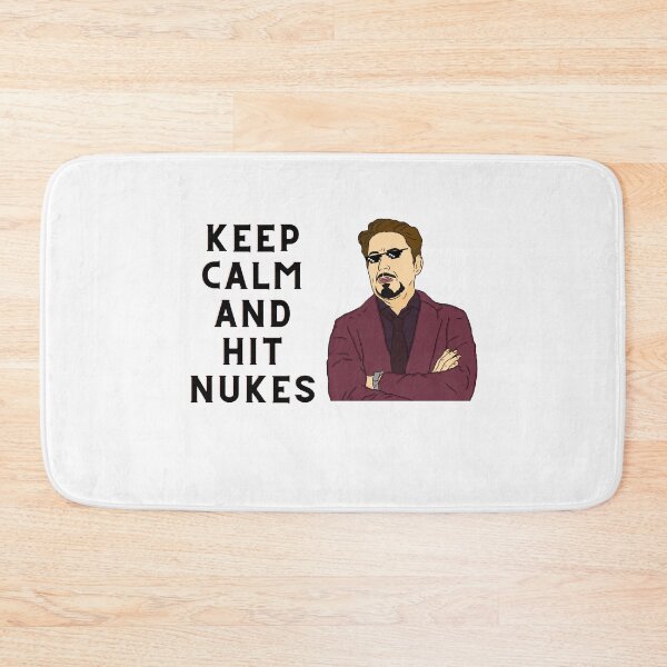 Item preview, Keep calm and hit nukes Postapocalypse designed and sold by ValleyDream.