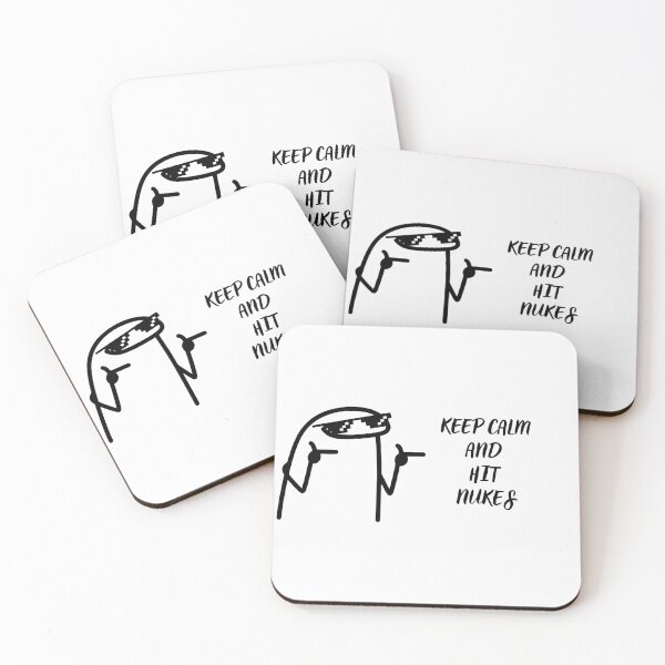 Item preview, Keep calm and hit nukes Postapocalypse designed and sold by ValleyDream.