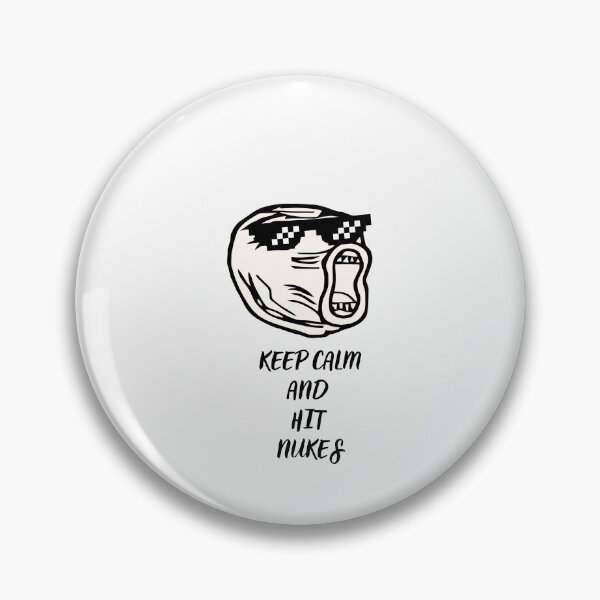 Item preview, Keep calm and hit nukes Postapocalypse designed and sold by ValleyDream.