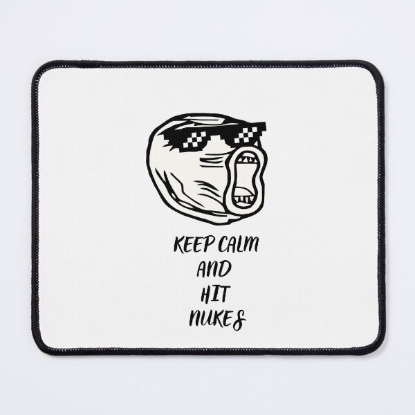 Item preview, Keep calm and hit nukes Postapocalypse designed and sold by ValleyDream.