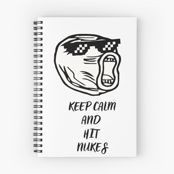 Item preview, Keep calm and hit nukes Postapocalypse designed and sold by ValleyDream.